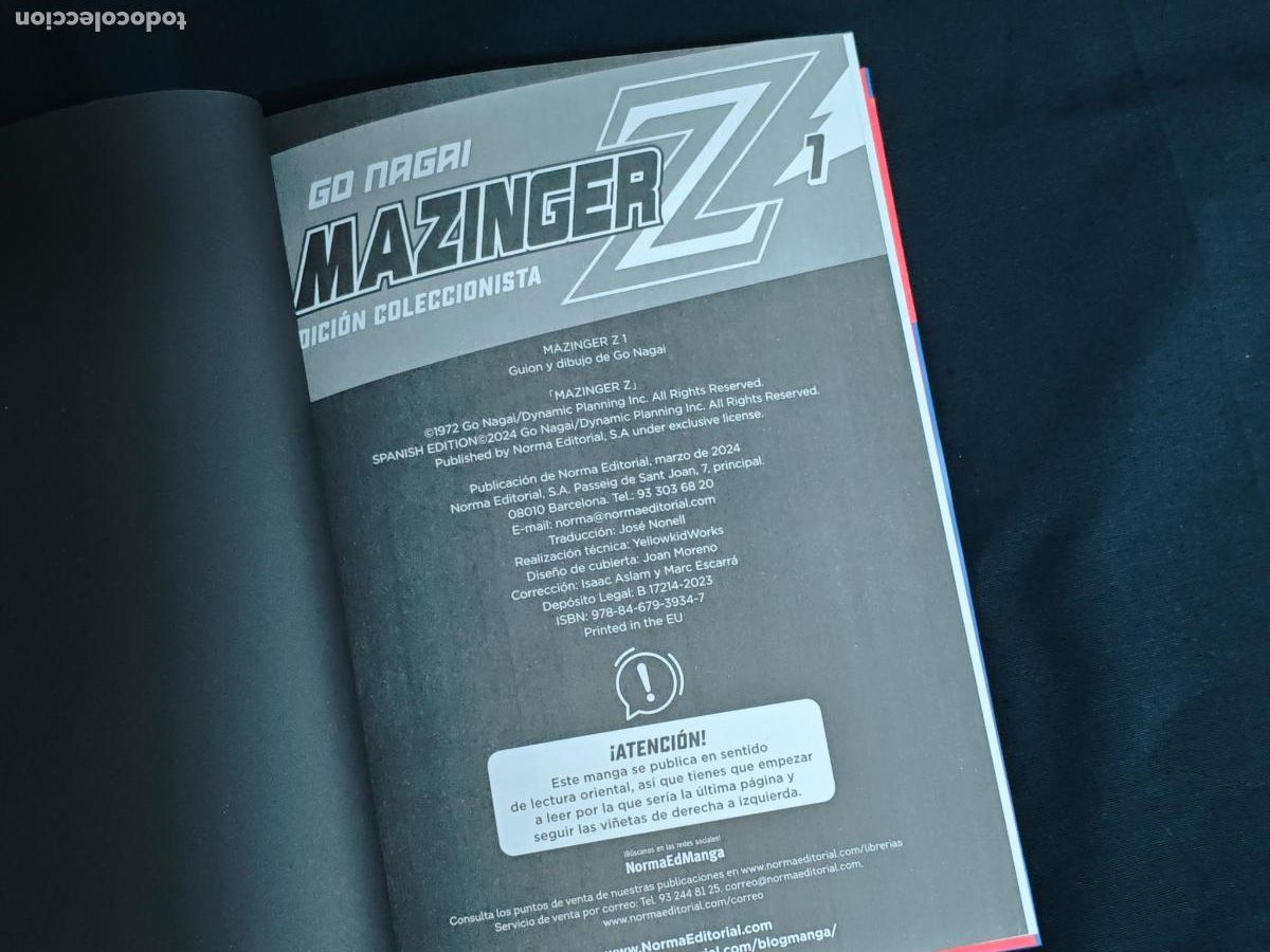 C&oacute;mics: MAZINGER Z - EDICION COLECCIONISTA - NORMA - - Foto 8