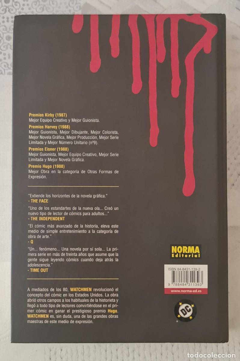 C&oacute;mics: WATCHMEN de Alan Moore y Dave Gibbons. 2&ordf; edici&oacute;n. Norma Editorial 2000. - Foto 2