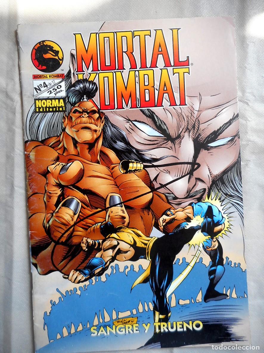 C&oacute;mics: MORTAL KOMBAT - SANGRE Y TRUENOS N&ordm;4 (NORMA- ABRIL 1995) CHARLES MARSHALL - PATRICK ROLO