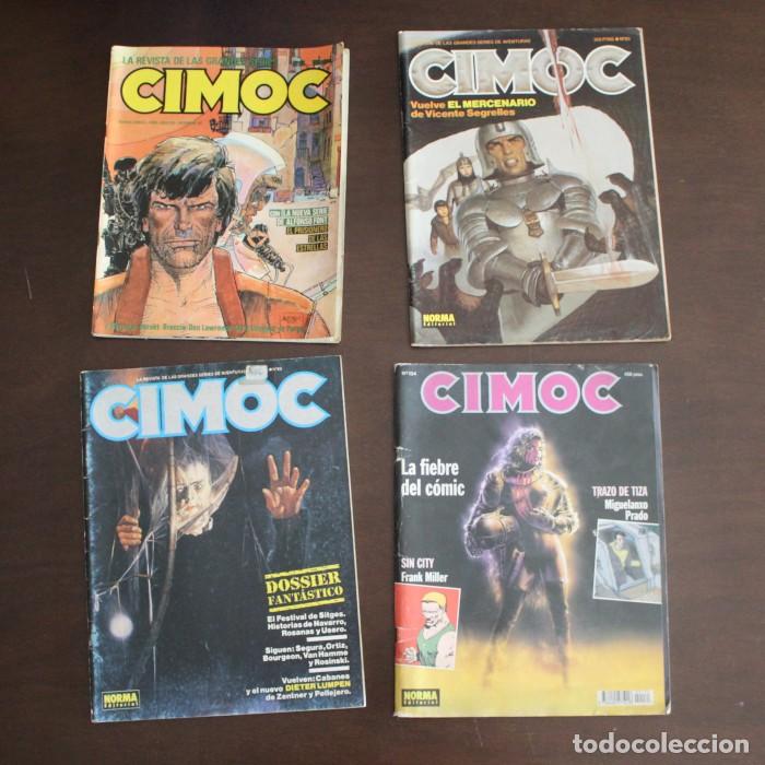 C&oacute;mics: LOTE 4 COMICS CIMOC 22 83 93 134 NORMA FRANK MILLER VICENTE SEGRELLES ALFONSO FONT PELLEJERO JOSE OR