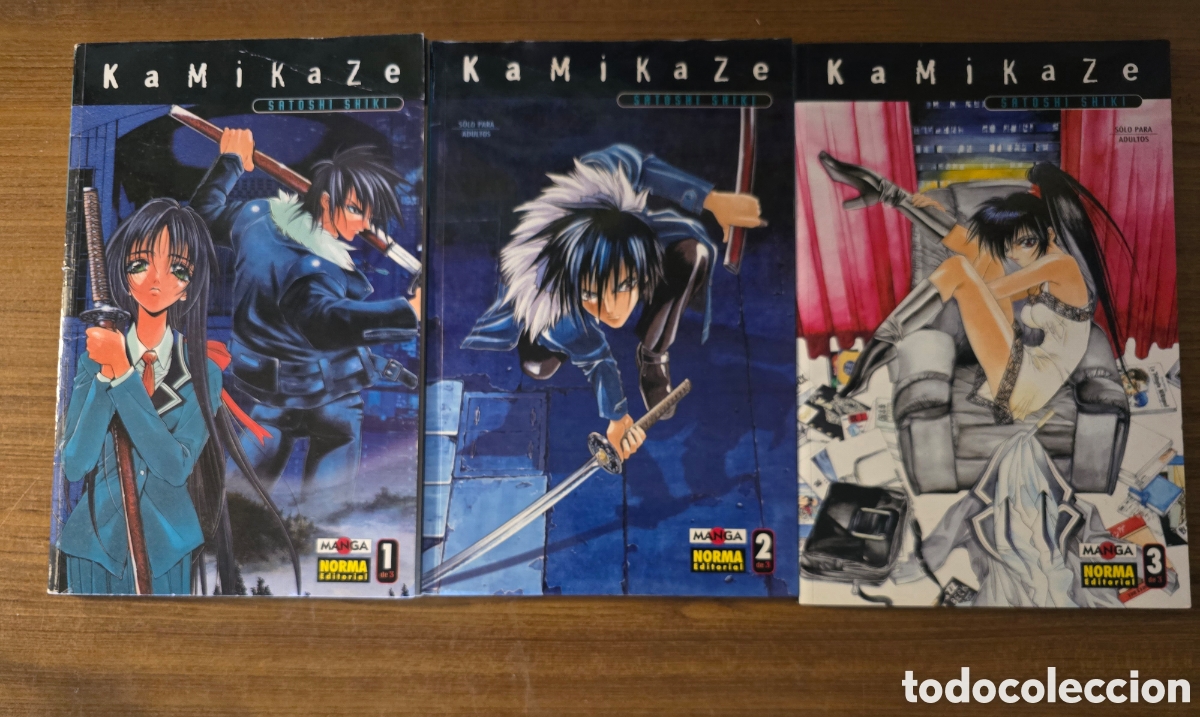 C&oacute;mics: KAMIKAZE,COMPLETA 3 EJEMPLARES,(MANGA-EDITOTIAL NORMA)