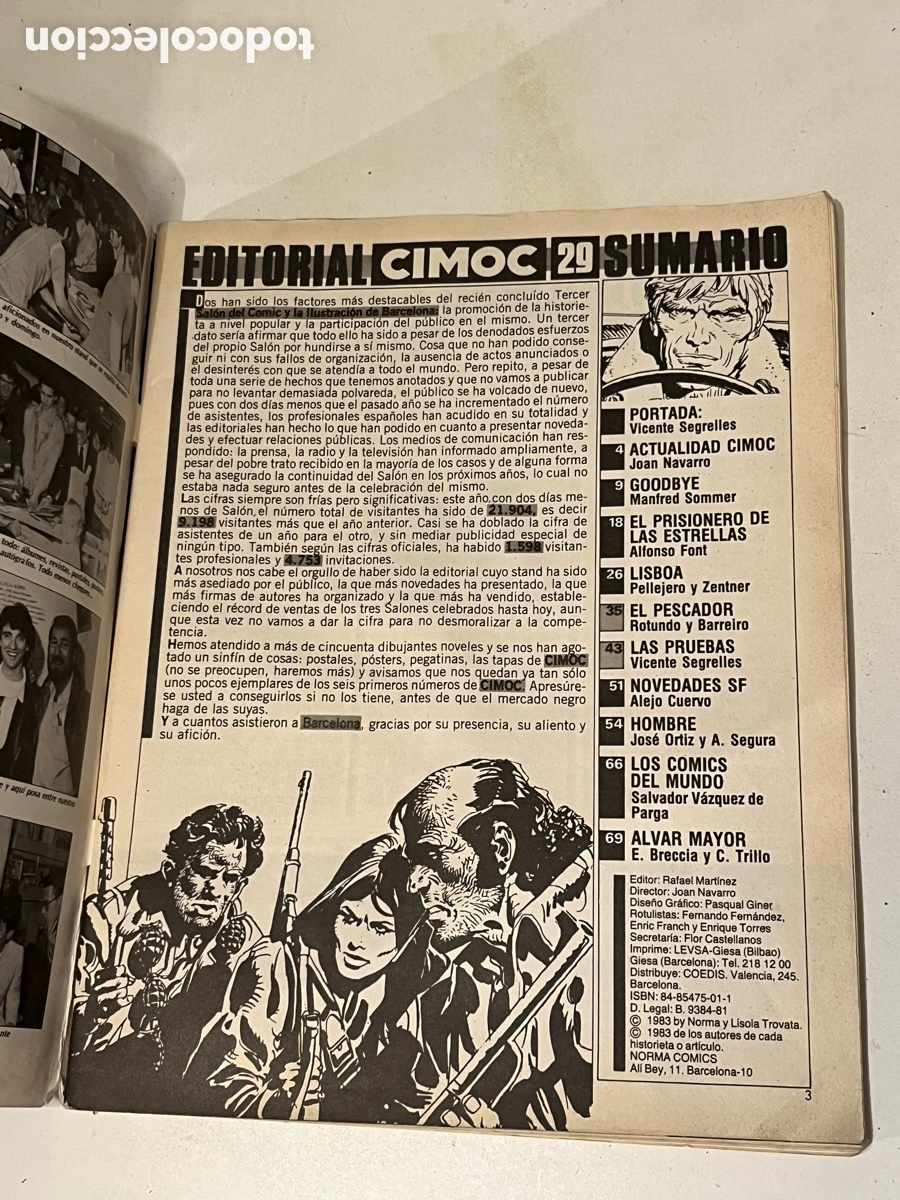 C&oacute;mics: Comic CIMOC N&deg; 29 Norma editorial - Foto 2