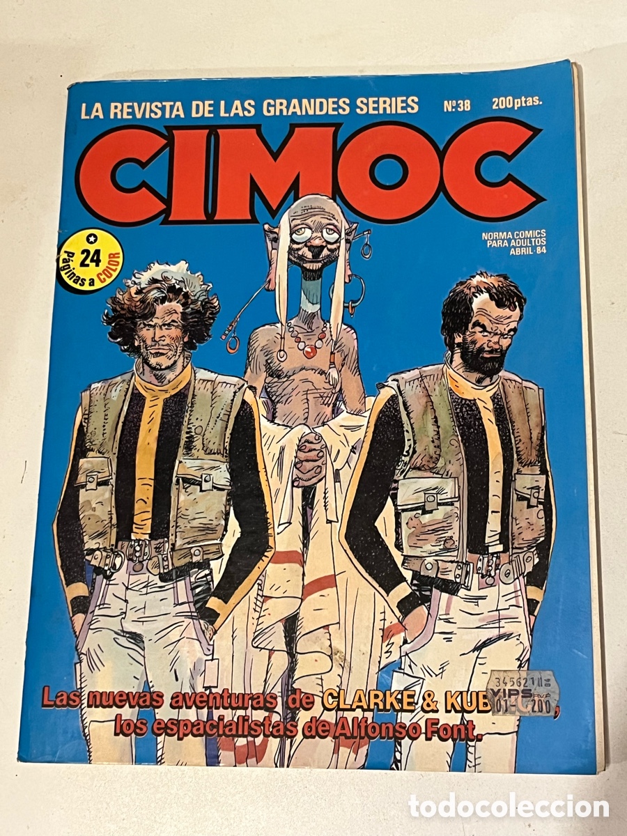 C&oacute;mics: Comic Cimoc N&deg;38 Norma Editorial