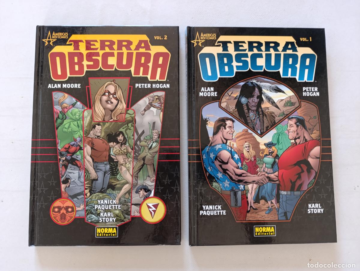 C&oacute;mics: TERRA OBSCURA COMPLETA - VOL. 1 Y 2 - 2 TOMOS - ALAN MOORE, PETER HOGAN - NORMA - TAPA DURA (316)