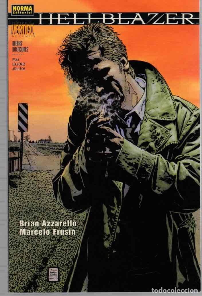 C&oacute;mics: HELLBLAZER BUENAS INTENCIONES. BRIAN AZZARELLO - MARCELO FRUSIN. NORMA 2003