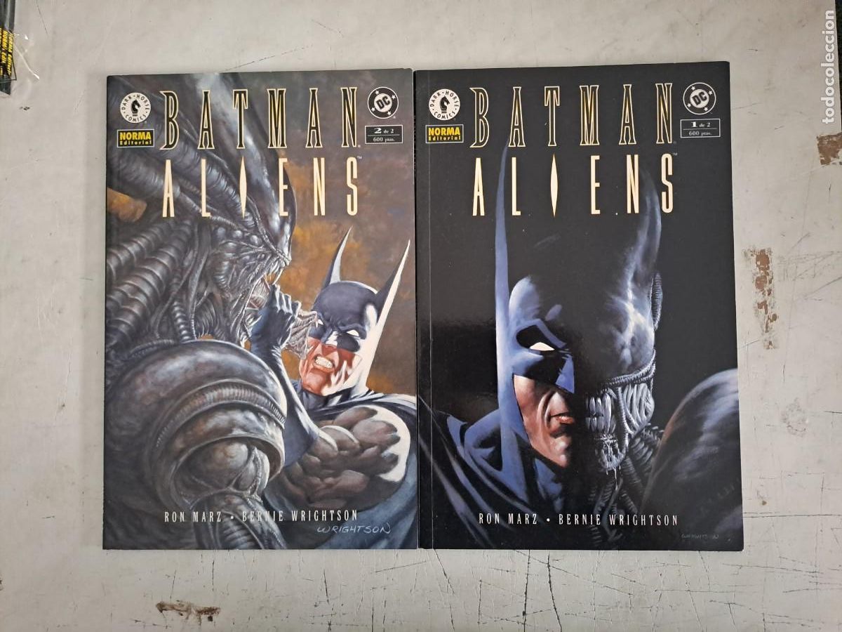 C&oacute;mics: Batman Aliens, completa 2 n&uacute;meros, Norma en muy buen estado Bolsa DA