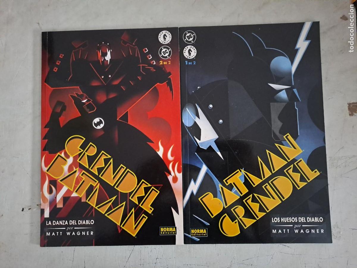 C&oacute;mics: Batman Grendel, completa 2 n&uacute;meros, Norma en muy buen estado Bolsa DA