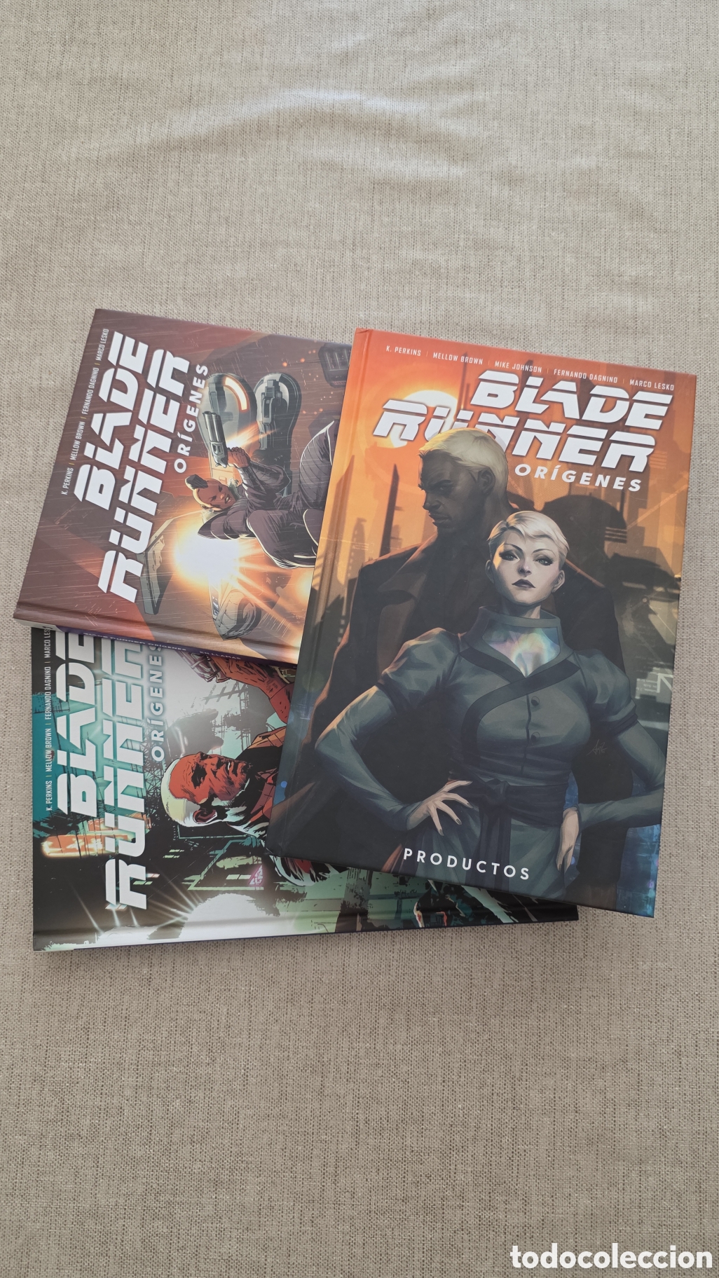 C&oacute;mics: Blade Runner, Or&iacute;genes, 3 tomos, completa