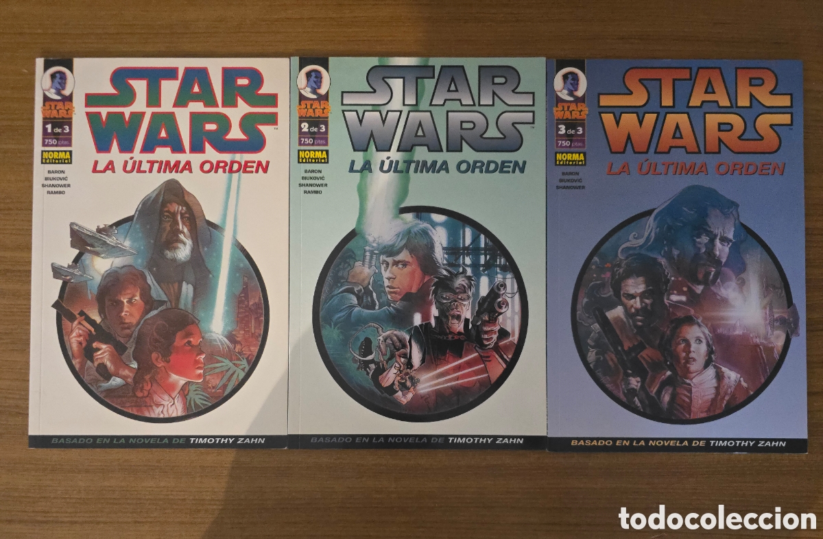 C&oacute;mics: STARS WARS,LA ULTIMA ORDEN,COMPLETA 3 EJEMPLARES,(NORMA EDITORIAL)