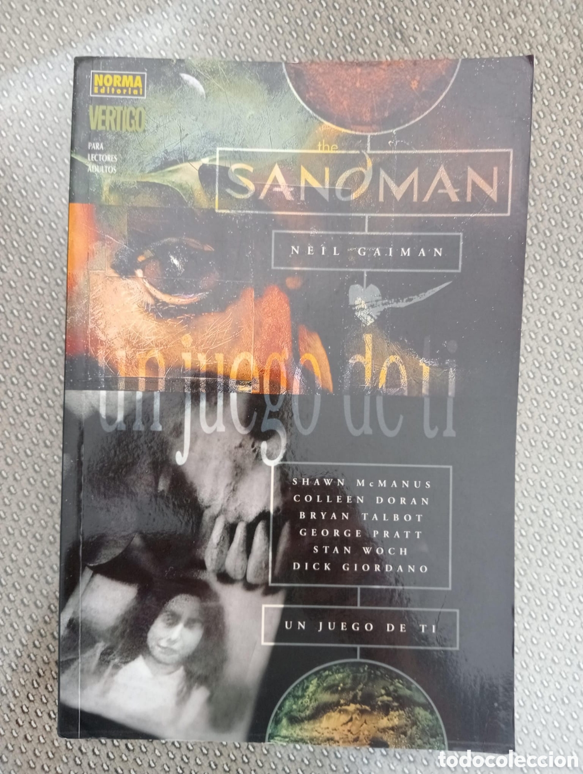 C&oacute;mics: The Sandman: Un juego de ti / Neil Gaiman. Coleccion Vertigo numero 249. Norma.