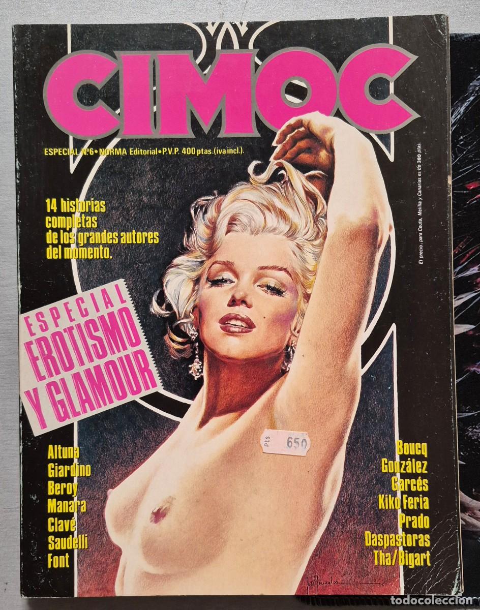 C&oacute;mics: CIMOC ESPECIAL N&ordm; 6: ESPECIAL EROTISMO Y GLAMOUR / NORMA EDITORIAL