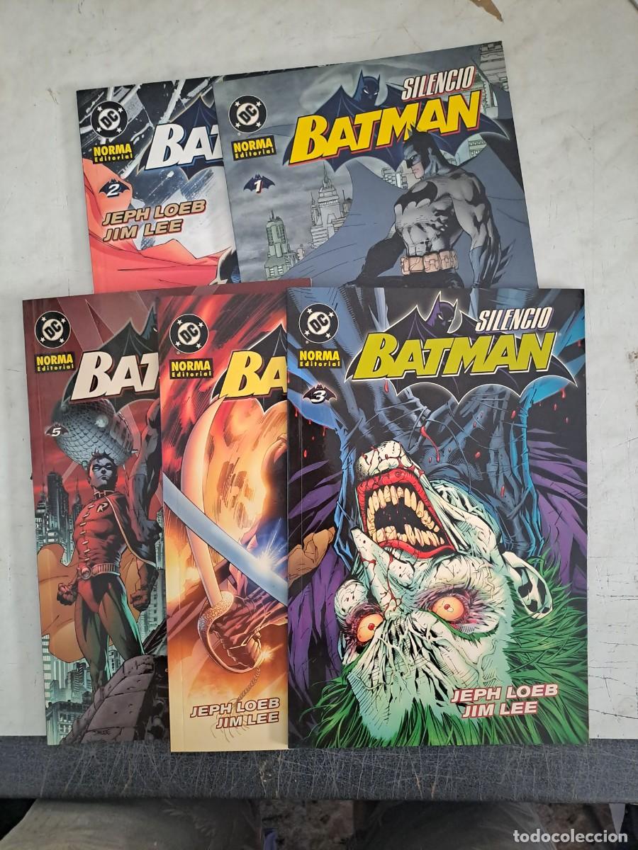 C&oacute;mics: Batman silencio, completa 5 n&uacute;meros, Norma en muy buen estado Bolsa DA