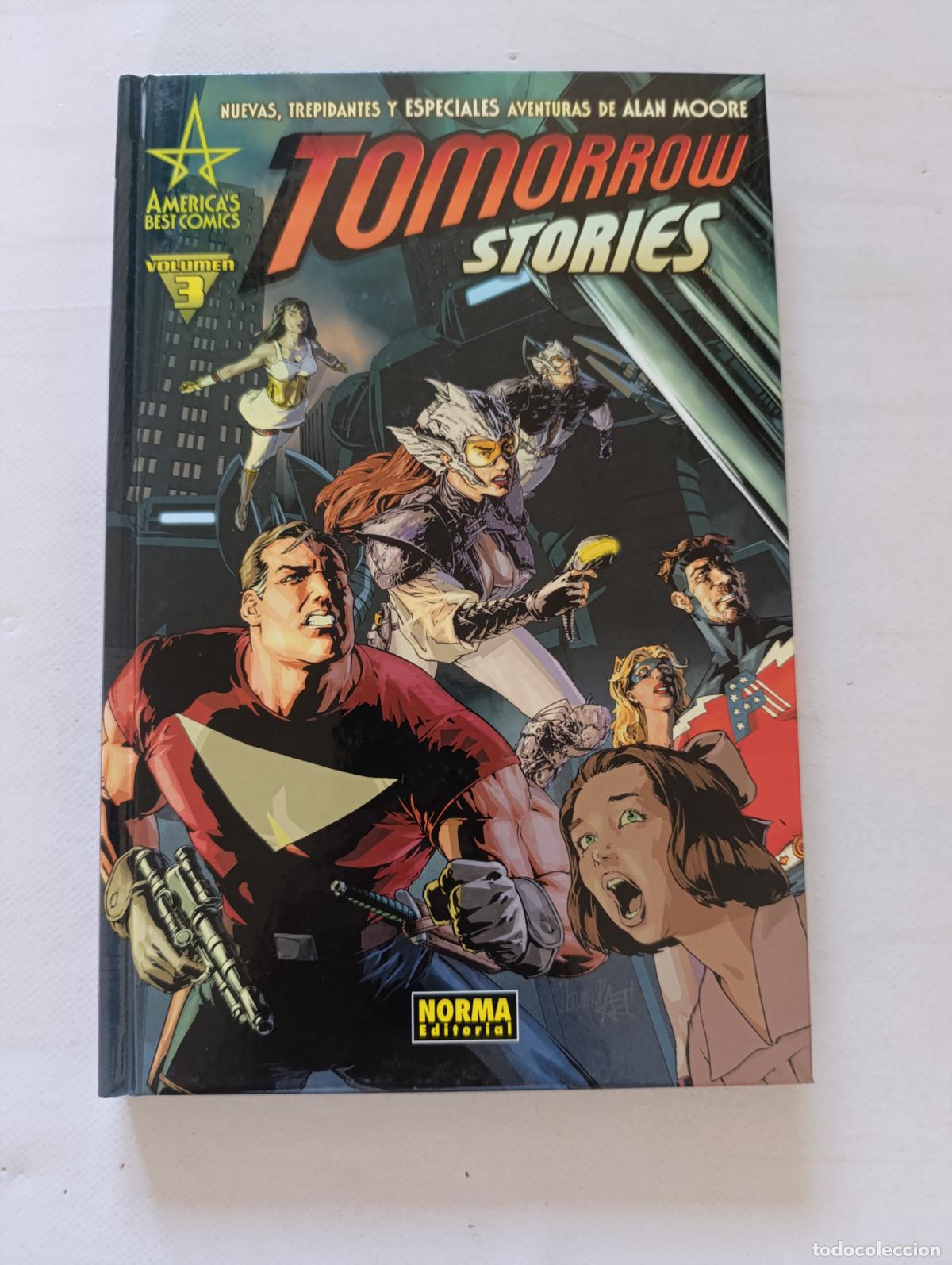C&oacute;mics: TOMORROW STORIES VOLUMEN 3 - ALAN MOORE - NORMA - TAPA DURA - LEER DESCRIPCION (372)