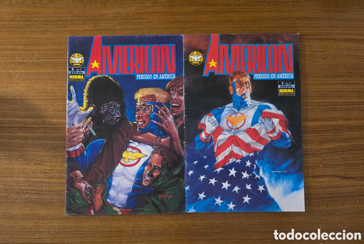 C&oacute;mics: AMERICAN PERDIDO EN AMERICA,1 Y 2,(COMIC BOOKS-NORMA EDITORIAL)