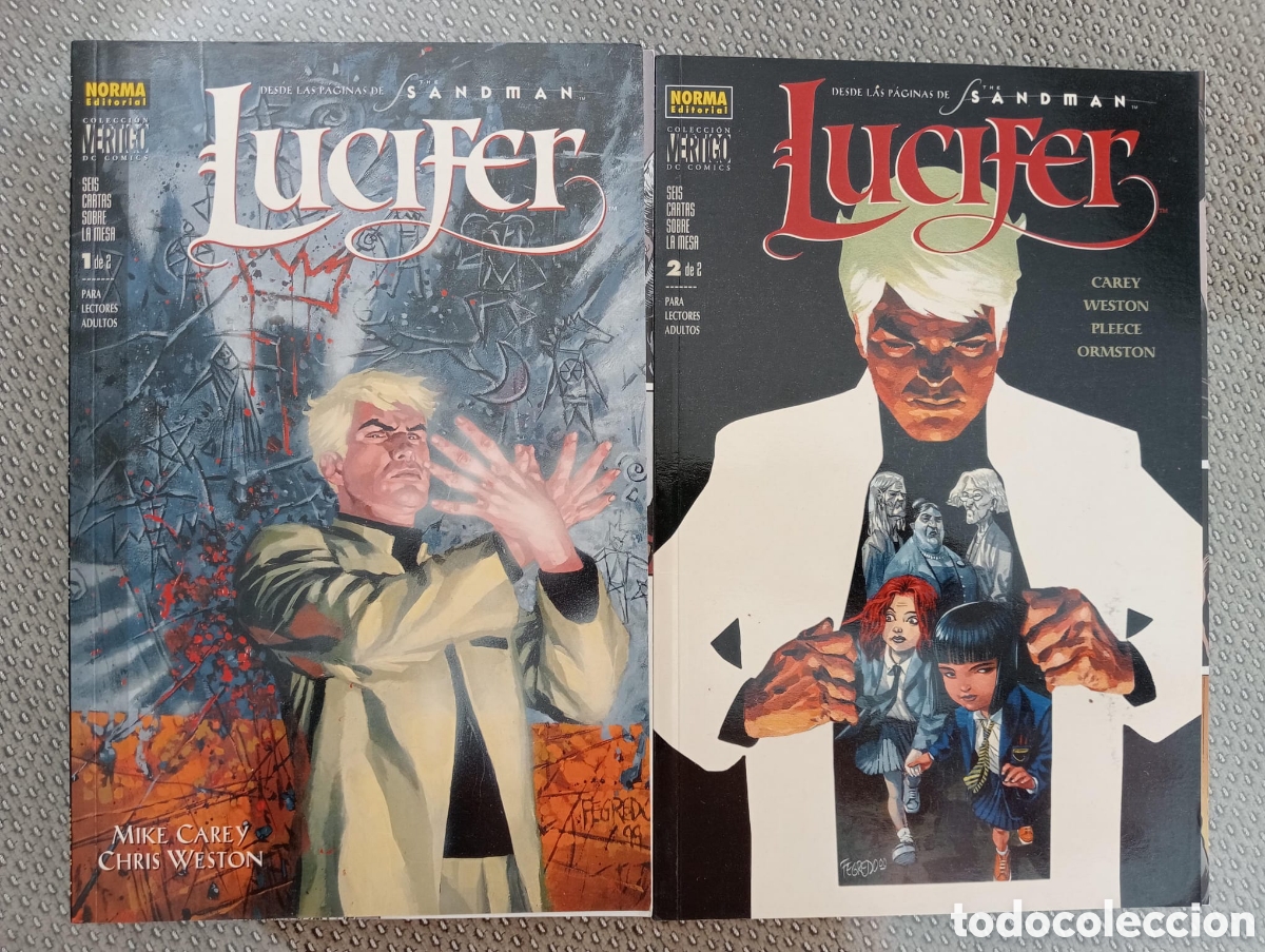 C&oacute;mics: LUCIFER. SEIS CARTAS SOBRE LA MESA (Mike Carey / Chris Weston) - Completa, 2 tomos - Norma