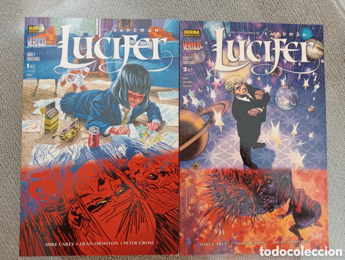 C&oacute;mics: LUCIFER. NI&Ntilde;OS Y MONSTRUOS (Mike Carey...) - Completa, 2 tomos - Norma