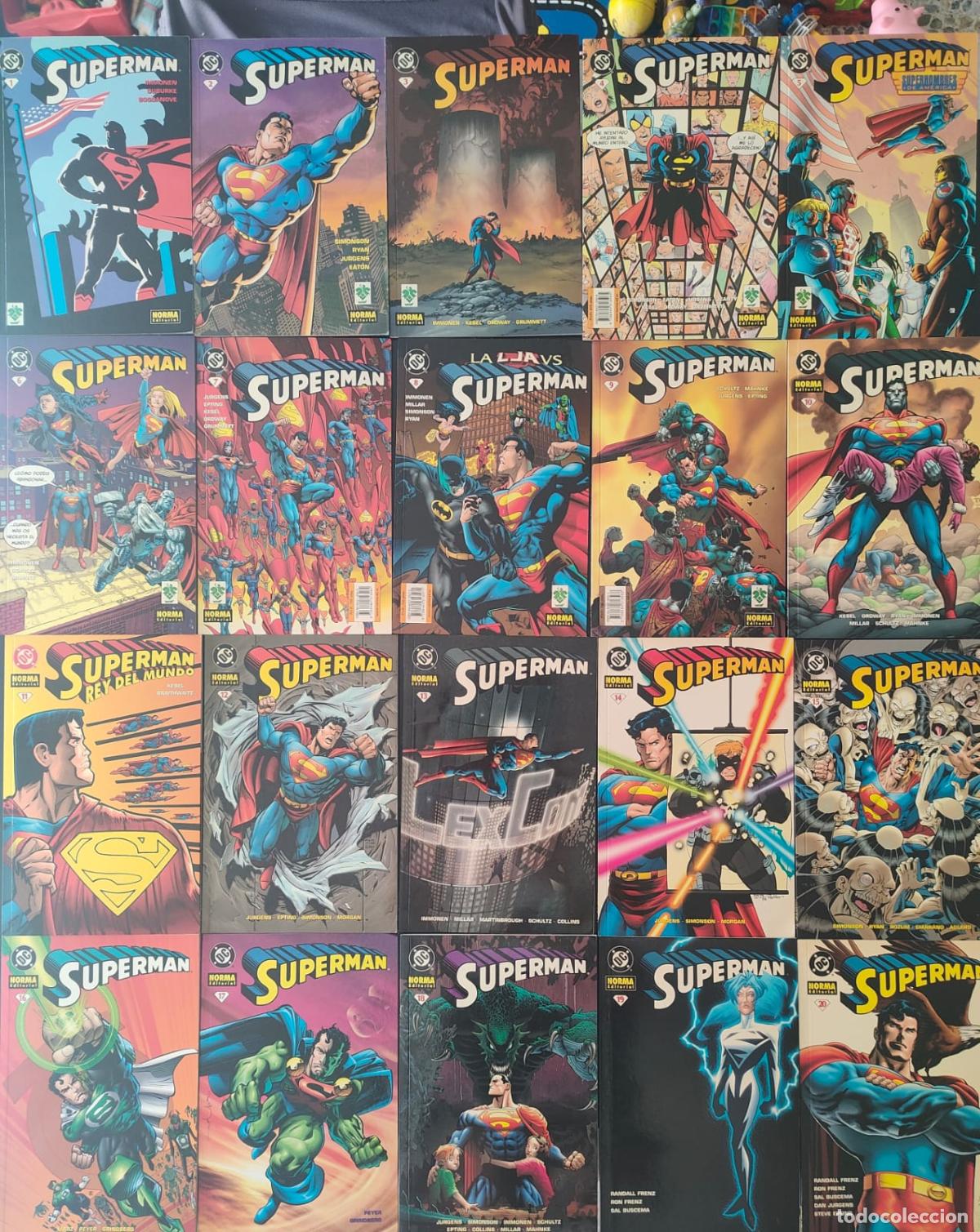 C&oacute;mics: SUPERMAN 2001 20 TOMOS COMPLETA BUEN ESTADO