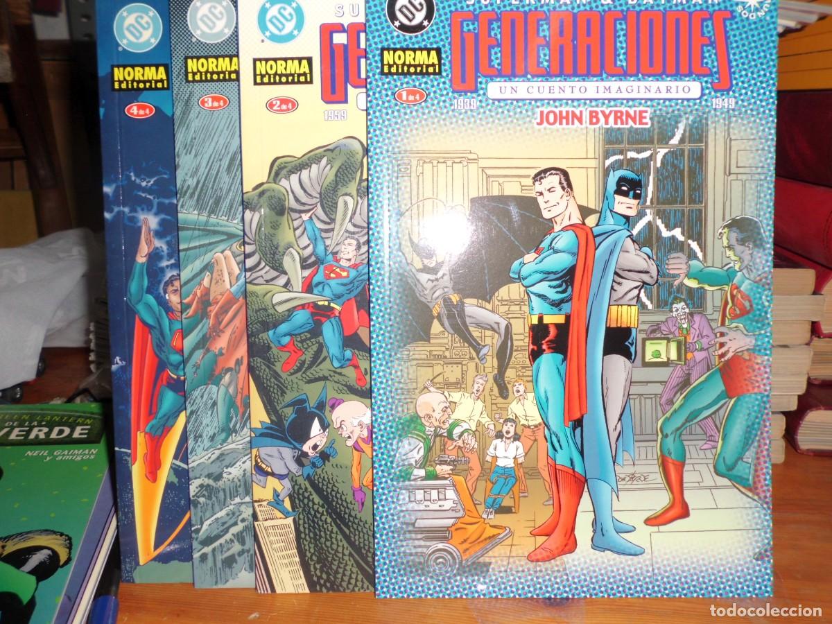 C&oacute;mics: SUPERMAN GENERACIONES COMPLETA 4 TOMOS - Foto 1