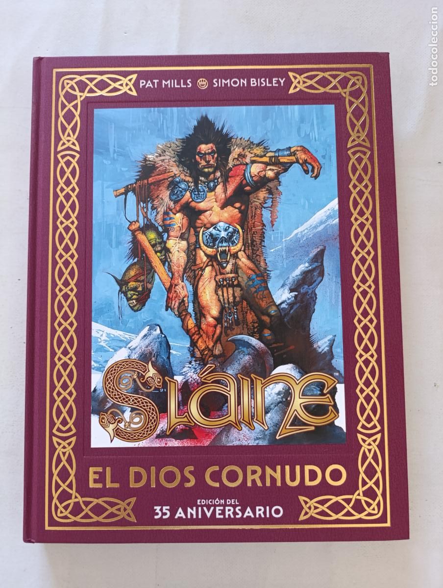 C&oacute;mics: SLAINE: EL DIOS CORNUDO - EDICION 35 ANIVERSARIO - PAT MILLS, SIMON BISLEY - NORMA - TAPA DURA (9Uw)