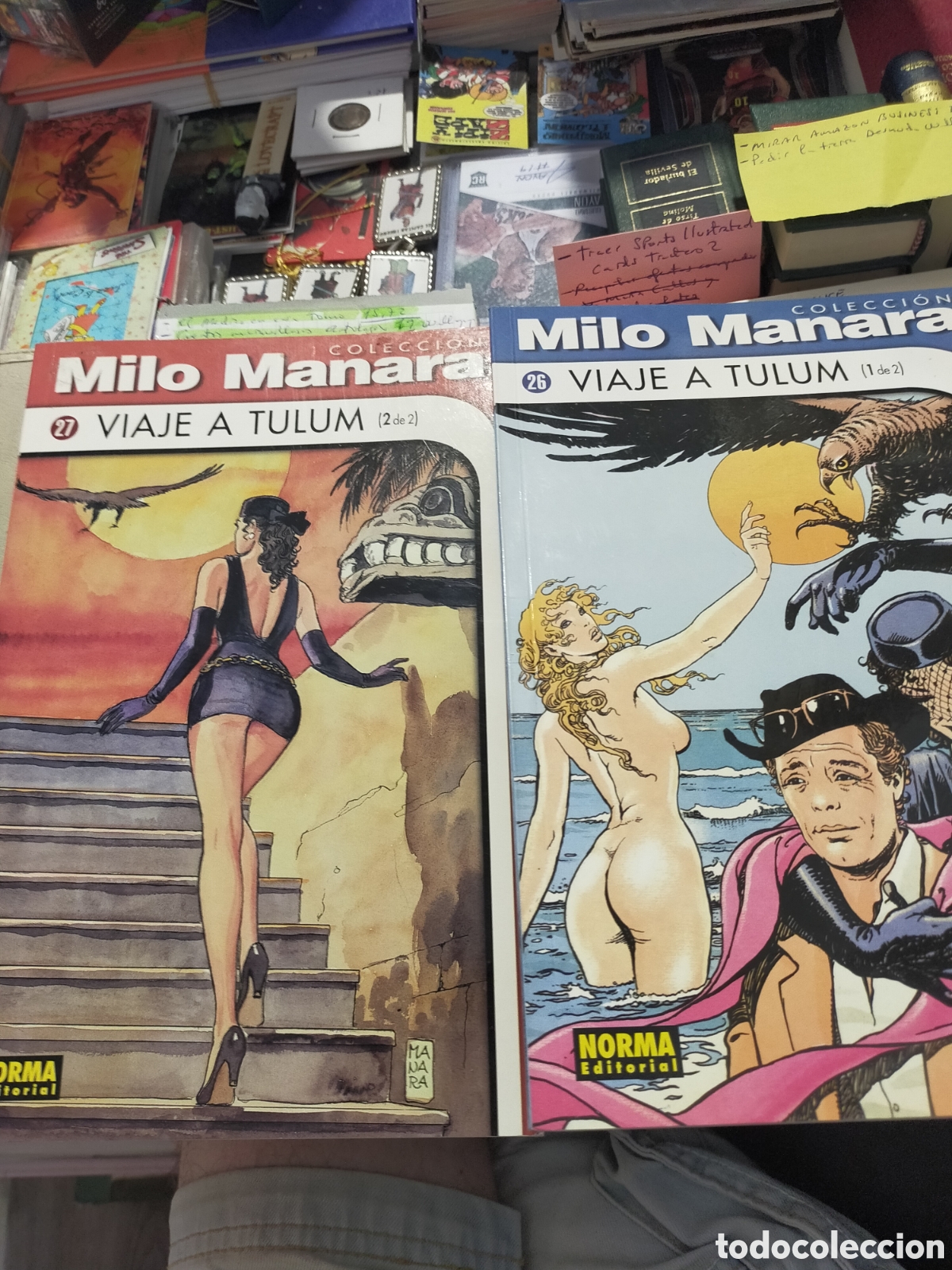 C&oacute;mics: VIAJE A TULUM 1 Y 2 COMPLETA MILO MANARA NORMA EDITORIAL MUY BUEN ESTADO