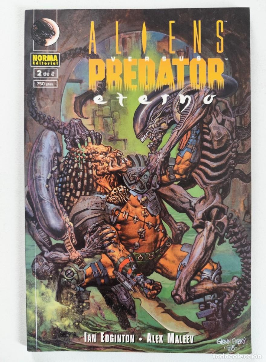 C&oacute;mics: ALIENS VERSUS VS PREDATOR: ETERNO # 2 (Ian Edginton, Alex Maleev) ~ DARK HORSE / NORMA (1999)