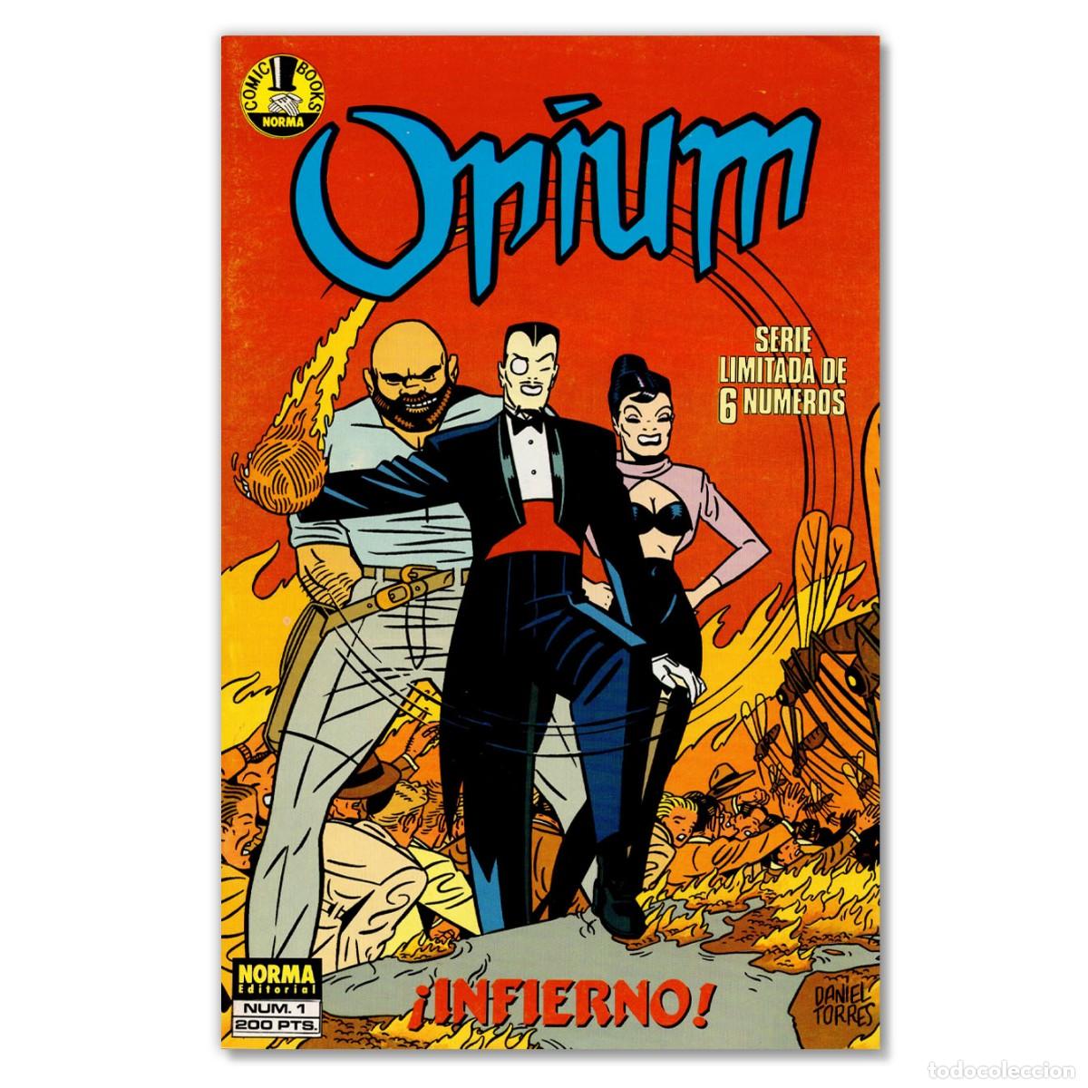 C&oacute;mics: OPIUM 1 a 4 Daniel Torres (Obra Completa)