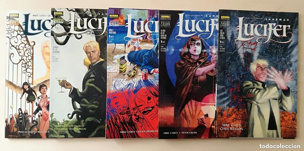 C&oacute;mics: PACK: 9TOMOS LUCIFER (NORMA edit.) colecci&oacute;n Vertigo.