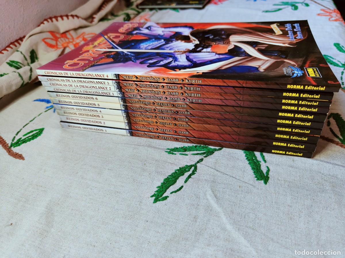 C&oacute;mics: Dragonlance Chronicles 1-4 y Reinos Olvidados 6. Norma.