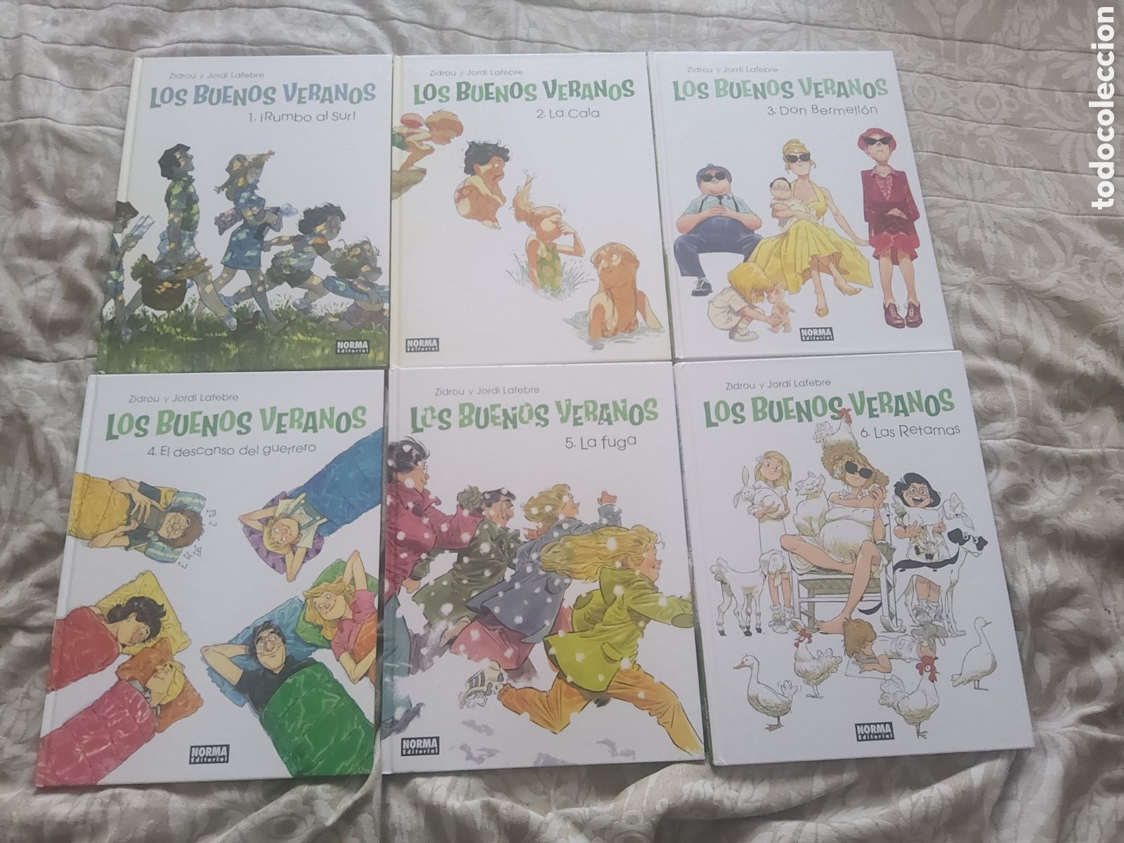 C&oacute;mics: Los Buenos Veranos . Zidrou Lafebre col completa 6 tomos
