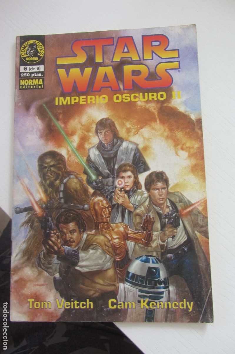 C&oacute;mics: STAR WARS IMPERIO OSCURO II N&ordm; 6 (DE 6) NORMA EDITORIAL A&Ntilde;O 1995 ARX208