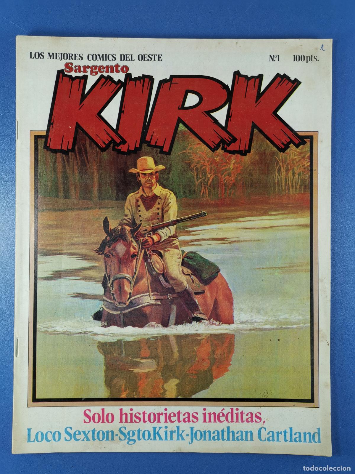 C&oacute;mics: SARGENTO KIRK - N&ordm; 1 - LOS MEJORES COMICS DEL OESTE - NORMA - Foto 1