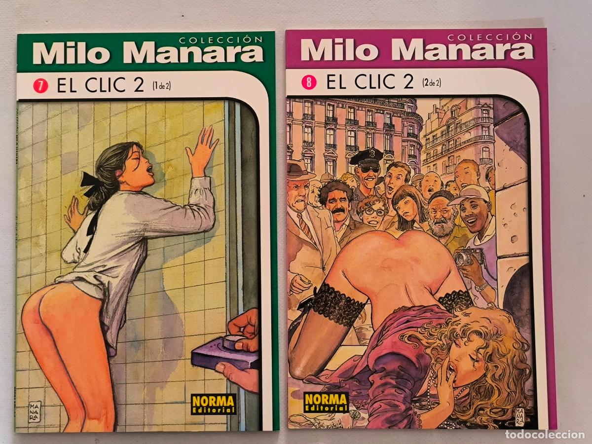 C&oacute;mics: EL CLIC 2 COMPLETA N&ordm; 1 Y 2 - COLECCION MILO MANARA N&ordm; 7 Y 8 - NORMA (7W)