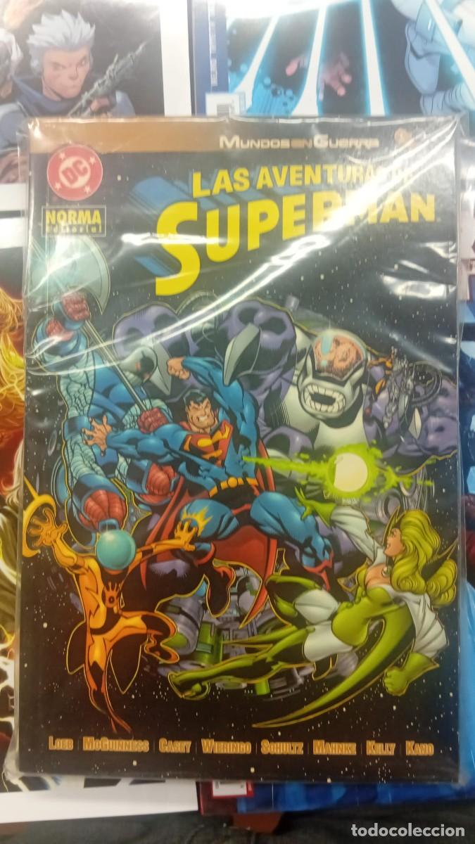 C&oacute;mics: Las Aventuras de SUPERMAN: Mundos en Guerra. Pack de 4 (COMPLETA) NORMA