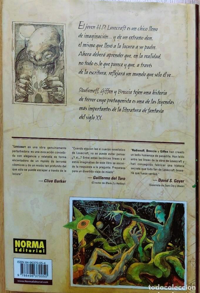 C&oacute;mics: LOVECRAFT (Norma) - Colecci&oacute;n V&eacute;rtigo - Foto 2