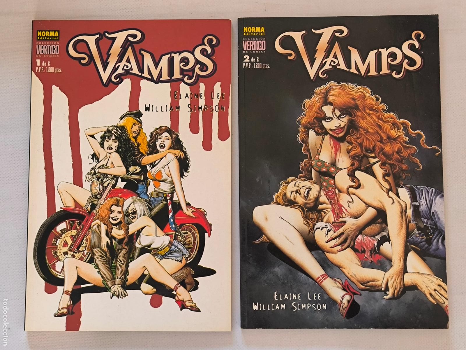 C&oacute;mics: VAMPS COMPLETA N&ordm; 1 Y 2 - VERTIGO N&ordm; 1 Y 7 - NORMA (BG)