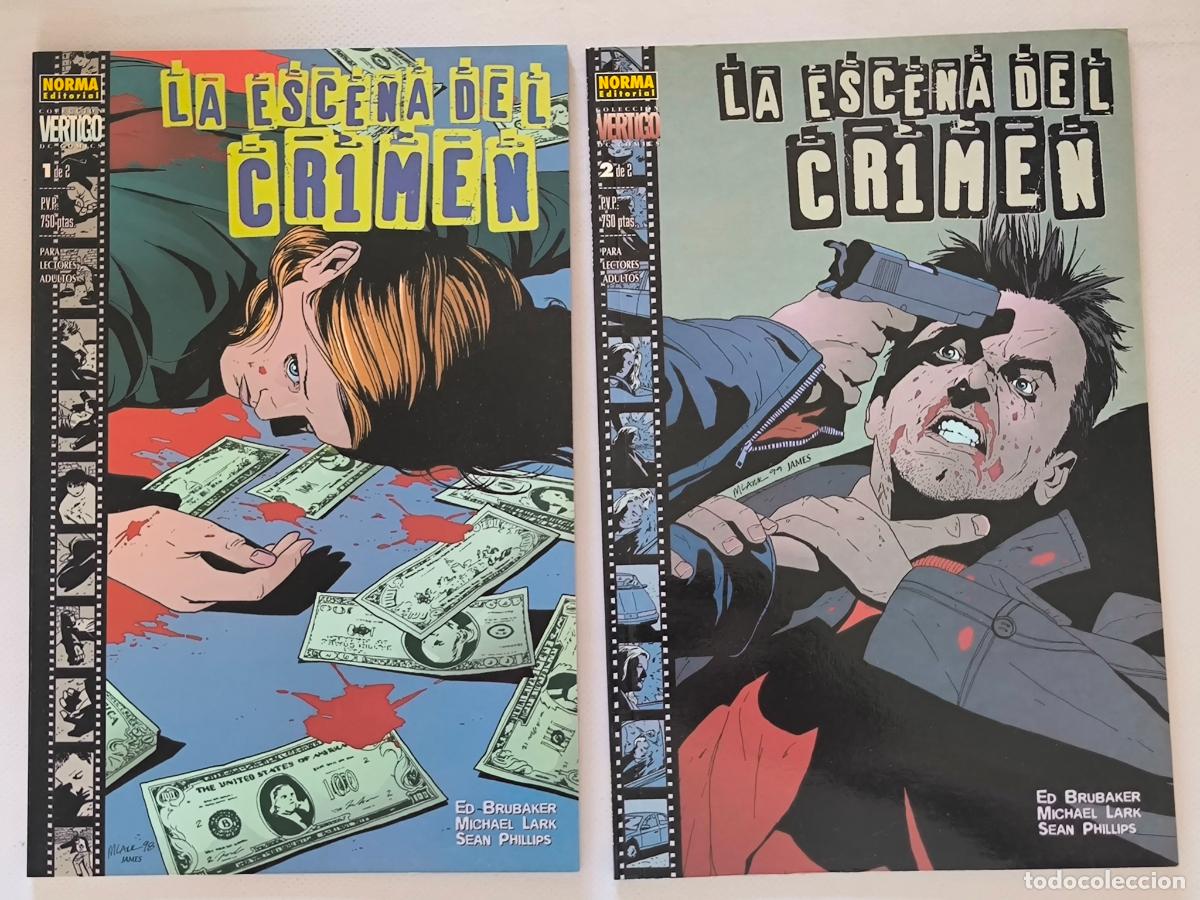 C&oacute;mics: LA ESCENA DEL CRIMEN COMPLETA N&ordm; 1 Y 2 - VERTIGO N&ordm; 117 Y 120 - NORMA (BIw)