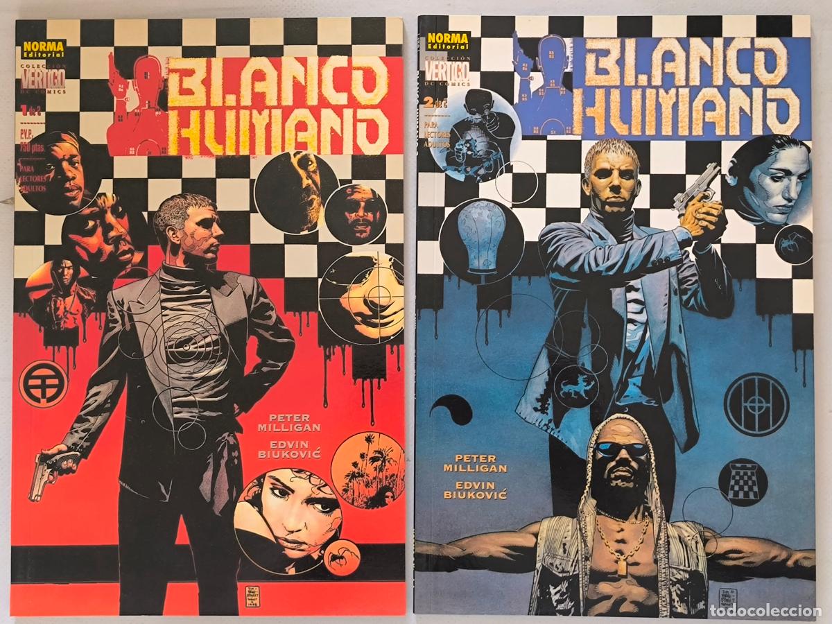 C&oacute;mics: BLANCO HUMANO COMPLETA N&ordm; 1 Y 2 - VERTIGO N&ordm; 134 Y 138 - NORMA (B&Ntilde;)