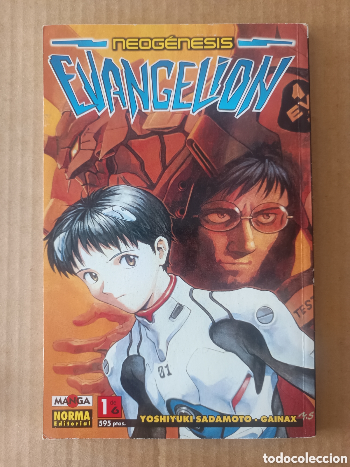 C&oacute;mics: Neog&eacute;nesis Evangelion n&deg;1, por Yoshiyuki Sadamoto y Gainax (Norma, 1997). Serie limitada.