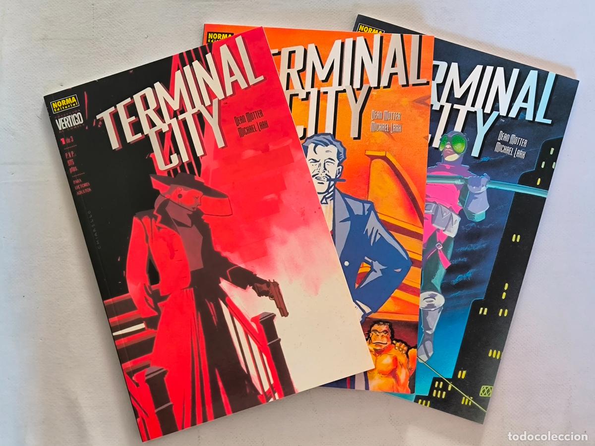 C&oacute;mics: TERMINAL CITY COMPLETA N&ordm; 1, 2 Y 3 - VERTIGO N&ordm; 75, 79 Y 83 - NORMA (BLw)