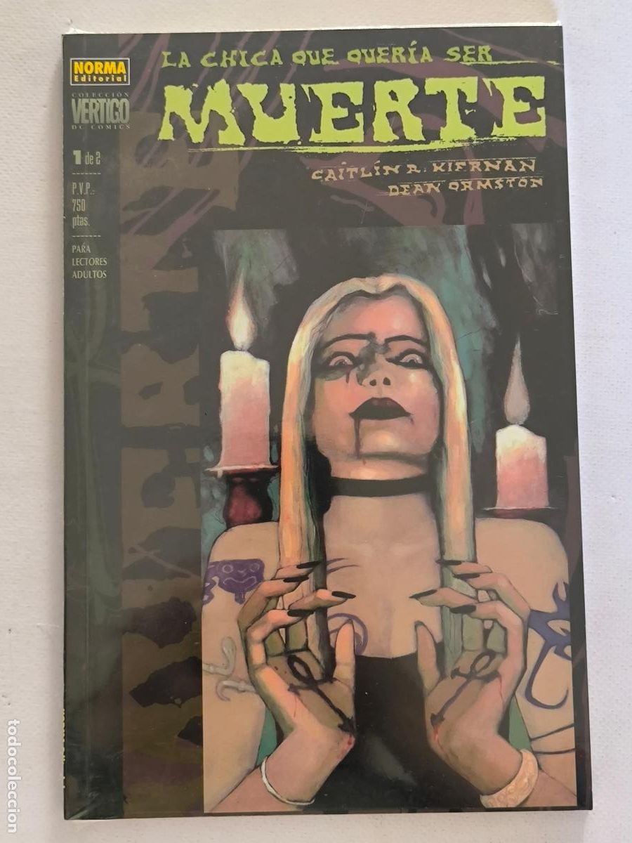 C&oacute;mics: LA CHICA QUE QUERIA SER MUERTE COMPLETA N&ordm; 1 Y 2 - VERTIGO N&ordm; 105 Y 108 - NORMA - NUEVO (IJw)