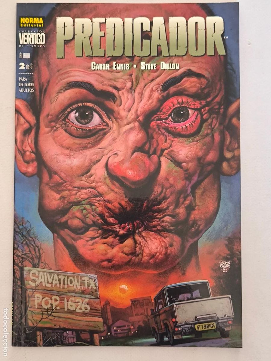 C&oacute;mics: PREDICADOR: ALAMO N&ordm; 2 (DE 5) - GARTH ENNIS - VERTIGO N&ordm; 164 - NORMA (047)