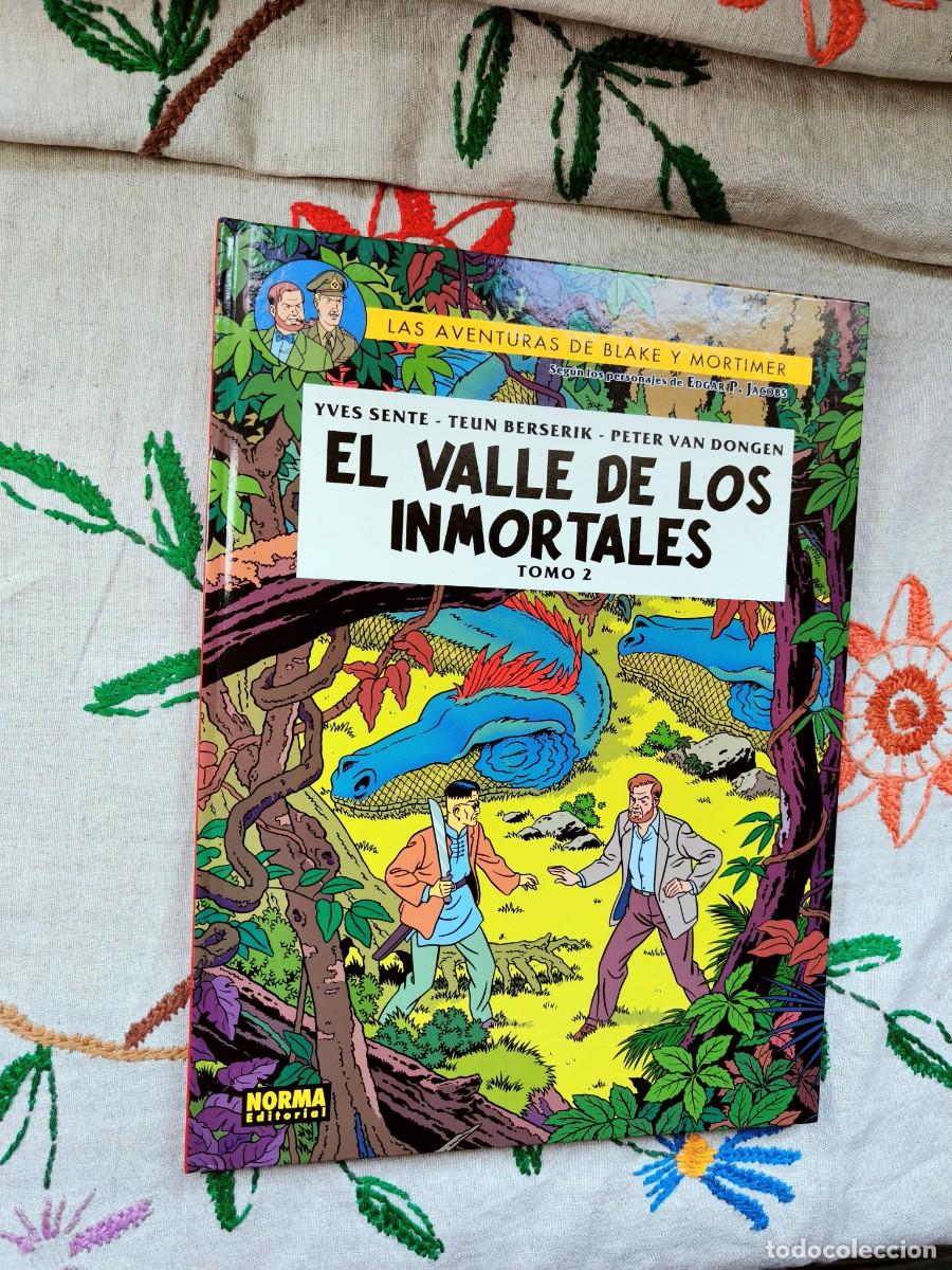 C&oacute;mics: Las Aventuras Blake y Mortimer, n&uacute;mero 26. El valle de los Inmortales, tomo 2. Yves Sente. Norma. Ta