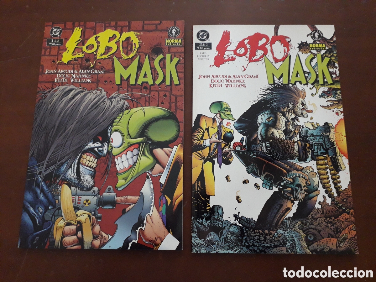 C&oacute;mics: LOBO y MASK. DOS TOMOS. COMPLETA. EXCELENTE ESTADO