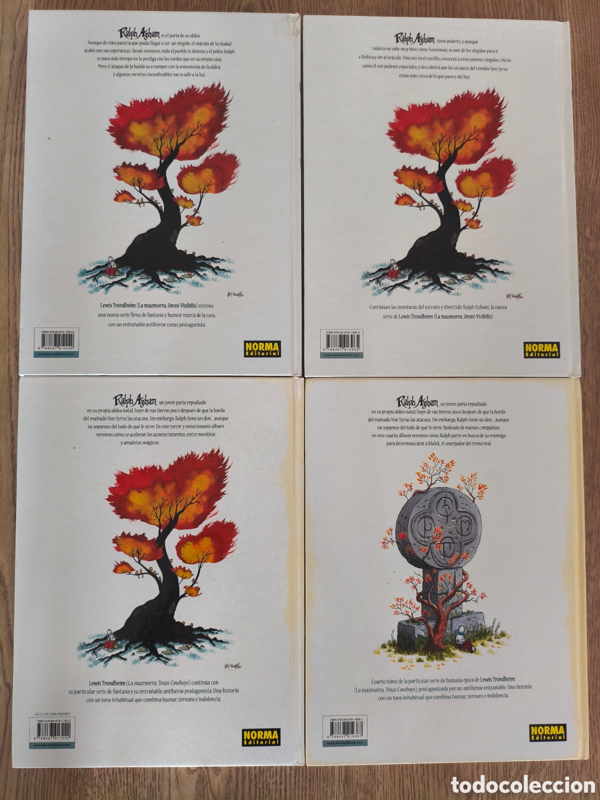 C&oacute;mics: RALPH AZHAM COMPLETA 4 TOMOS LEWIS TRONDHEIM NORMA 2012 - Foto 2