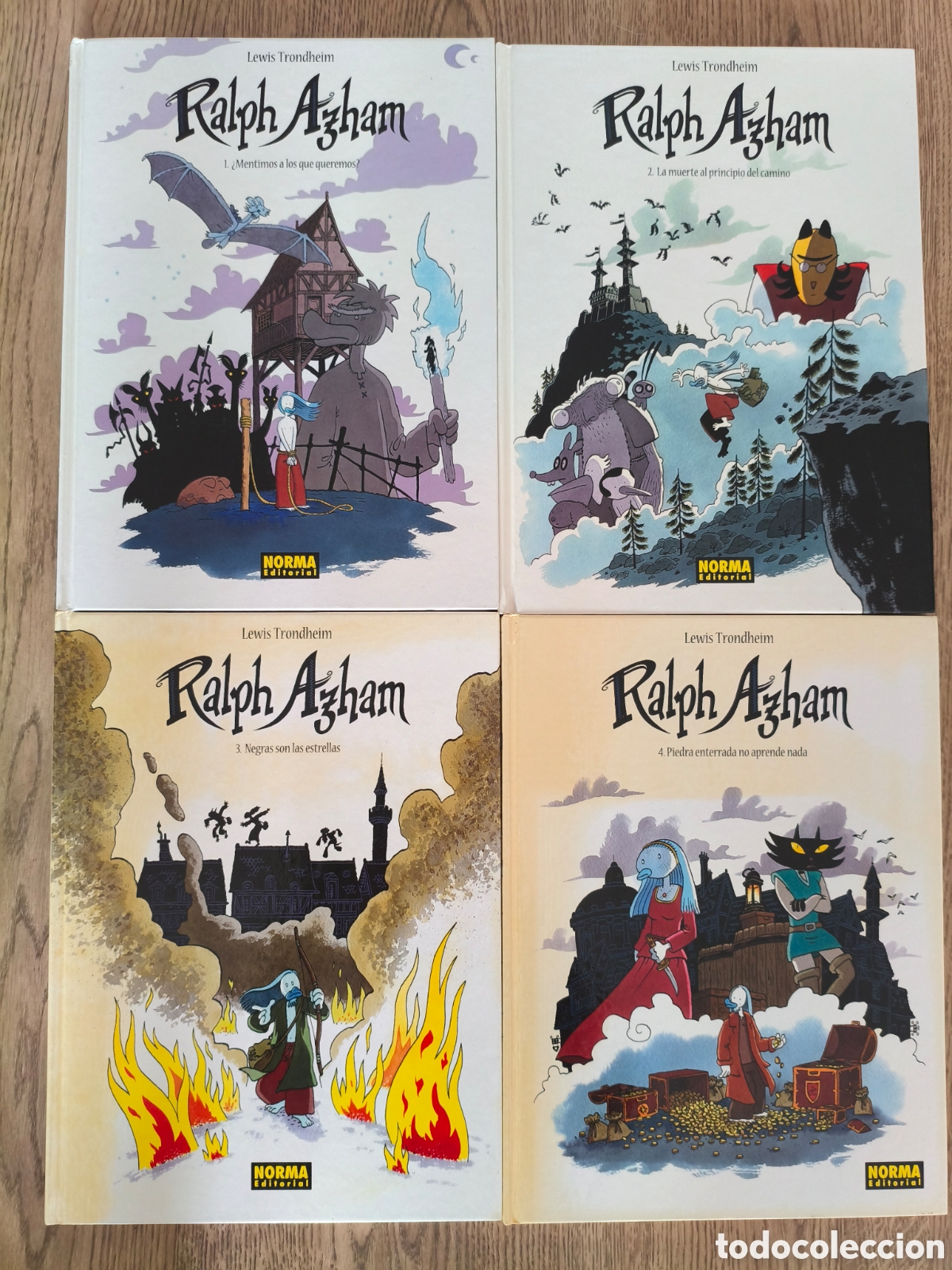 C&oacute;mics: RALPH AZHAM COMPLETA 4 TOMOS LEWIS TRONDHEIM NORMA 2012 - Foto 1