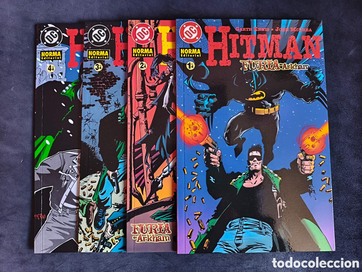 C&oacute;mics: Lote Hitman: furia Arkham y uno de los nuestros