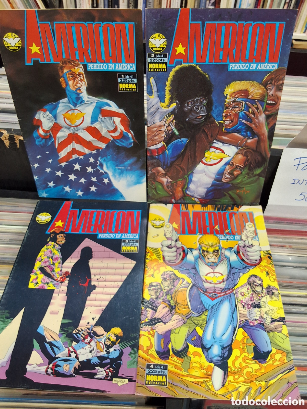 C&oacute;mics: AMERICAN - PERDIDO EN AM&Eacute;RICA - COMPLETA 4 N&Uacute;MEROS - ENV&Iacute;O DESDE 1,95 &euro;