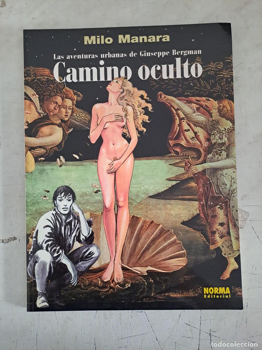 C&oacute;mics: Camino oculto, Milo Manara con la lamina, Norma en muy buen estado Bolsa DA