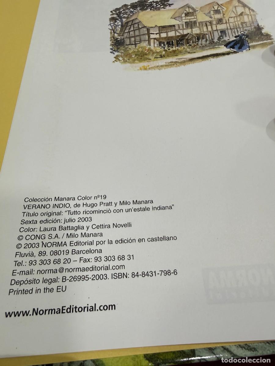 C&oacute;mics: Hugo Pratt & Milo Manara &ndash; Verano Indio (Norma) - Foto 3