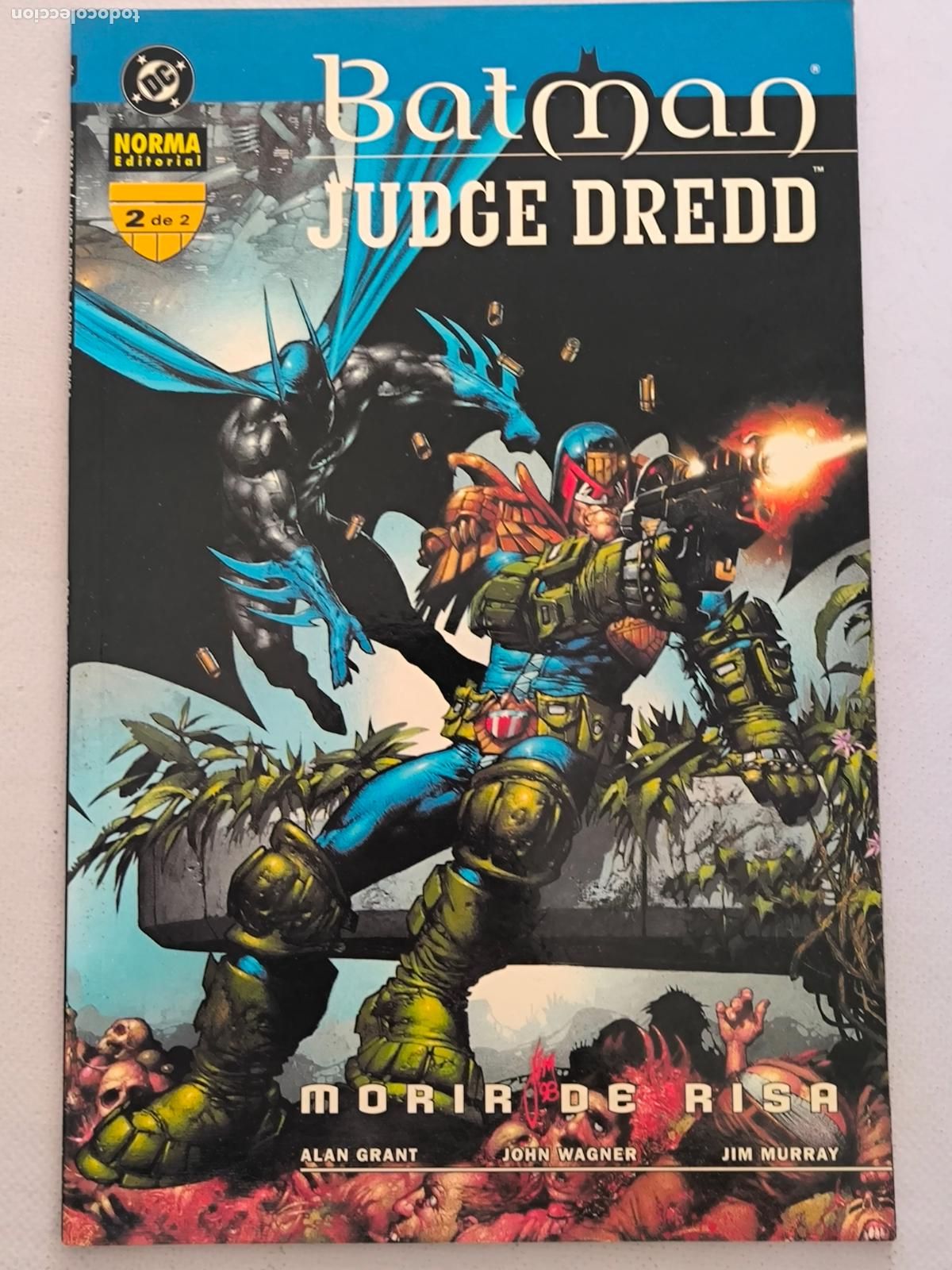 C&oacute;mics: BATMAN / JUDGE DREDD: MORIR DE RISA COMPLETA - TOMO 1 Y 2 - DC - NORMA (167w) - Foto 4